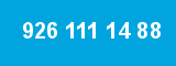 926 111 14 88
